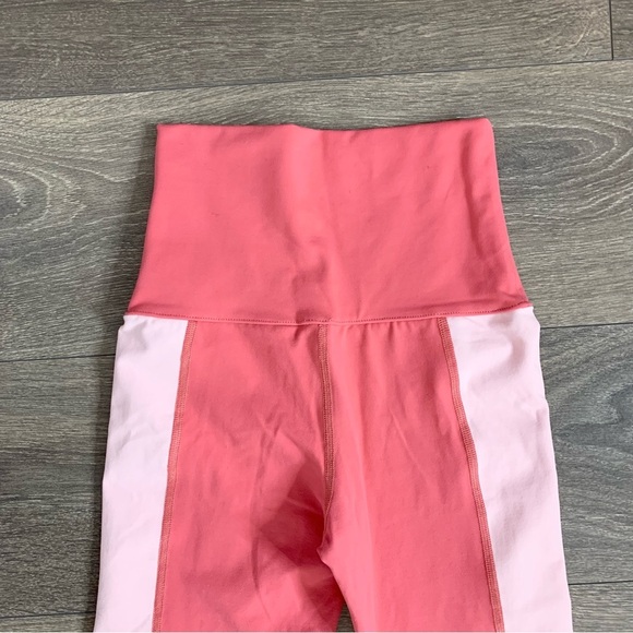 Live The Process Geometric Colorblock High Rise Leggings Pink Size XS - Picture 11 of 16